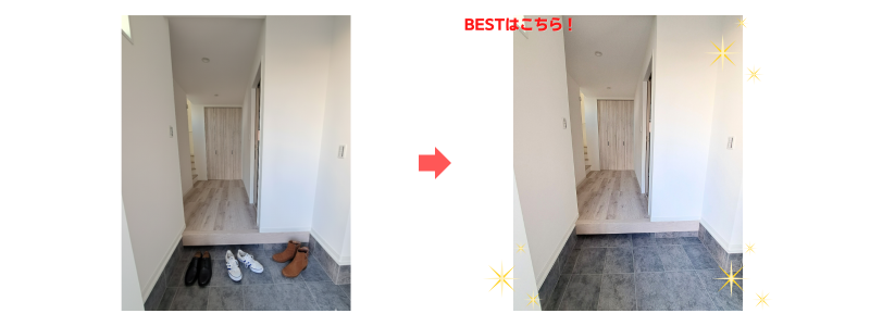 キレイな玄関